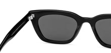Load image into Gallery viewer, Black Cat Eye Full Rim Women Sunglasses by John Jacobs-226545