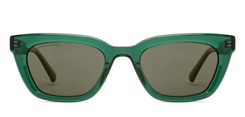 Green Cat Eye Full Rim Women Sunglasses by John Jacobs-226546