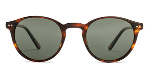 Tortoise Round Full Rim Unisex Sunglasses by John Jacobs-220521
