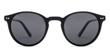 Load image into Gallery viewer, Black Round Full Rim Unisex Sunglasses by John Jacobs-220522