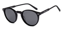 Load image into Gallery viewer, Black Round Full Rim Unisex Sunglasses by John Jacobs-220522
