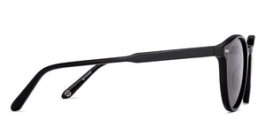 Black Round Full Rim Unisex Sunglasses by John Jacobs-220522