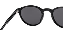 Load image into Gallery viewer, Black Round Full Rim Unisex Sunglasses by John Jacobs-220522