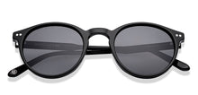 Load image into Gallery viewer, Black Round Full Rim Unisex Sunglasses by John Jacobs-220522