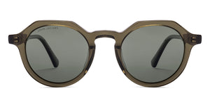 Transparent Round Full Rim Unisex Sunglasses by John Jacobs-220525