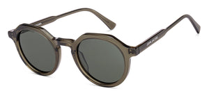 Transparent Round Full Rim Unisex Sunglasses by John Jacobs-220525