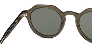 Transparent Round Full Rim Unisex Sunglasses by John Jacobs-220525