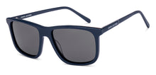 Load image into Gallery viewer, Blue Rectangle Full Rim Unisex Sunglasses by John Jacobs-220527