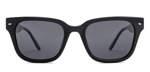 Black Square Full Rim Unisex Sunglasses by John Jacobs-220528