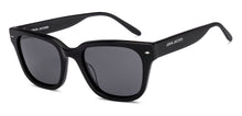 Load image into Gallery viewer, Black Square Full Rim Unisex Sunglasses by John Jacobs-220528