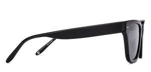 Black Square Full Rim Unisex Sunglasses by John Jacobs-220528