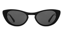 Load image into Gallery viewer, Black Cat Eye Full Rim Women Sunglasses by John Jacobs-226550