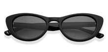 Load image into Gallery viewer, Black Cat Eye Full Rim Women Sunglasses by John Jacobs-226550