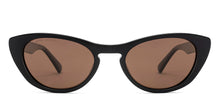 Load image into Gallery viewer, Black Cat Eye Full Rim Women Sunglasses by John Jacobs-229406