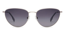 Load image into Gallery viewer, Silver Cat Eye Full Rim Women Sunglasses by John Jacobs-222527