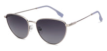 Load image into Gallery viewer, Silver Cat Eye Full Rim Women Sunglasses by John Jacobs-222527