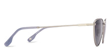 Load image into Gallery viewer, Silver Cat Eye Full Rim Women Sunglasses by John Jacobs-222527