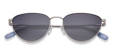 Load image into Gallery viewer, Silver Cat Eye Full Rim Women Sunglasses by John Jacobs-222527