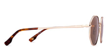 Load image into Gallery viewer, Gold Geometric Full Rim Unisex Sunglasses by John Jacobs-222547
