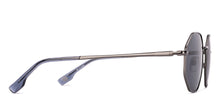 Load image into Gallery viewer, Gunmetal Geometric Full Rim Unisex Sunglasses by John Jacobs-222548