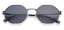 Load image into Gallery viewer, Gunmetal Geometric Full Rim Unisex Sunglasses by John Jacobs-222548