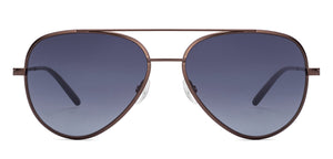 Brown Aviator Full Rim Men Sunglasses by John Jacobs-222779