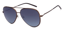Load image into Gallery viewer, Brown Aviator Full Rim Men Sunglasses by John Jacobs-222779