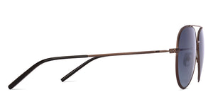 Brown Aviator Full Rim Men Sunglasses by John Jacobs-222779