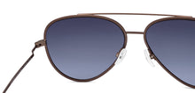 Load image into Gallery viewer, Brown Aviator Full Rim Men Sunglasses by John Jacobs-222779