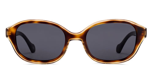 Tortoise Rectangle Full Rim Unisex Sunglasses by John Jacobs-222922