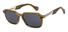 Load image into Gallery viewer, Green Rectangle Full Rim Unisex Sunglasses by John Jacobs-222927