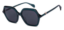 Load image into Gallery viewer, Green Geometric Full Rim Unisex Sunglasses by John Jacobs-225421