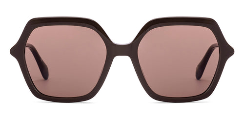 Brown Geometric Full Rim Unisex Sunglasses by John Jacobs-225422