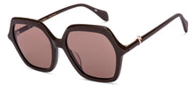Load image into Gallery viewer, Brown Geometric Full Rim Unisex Sunglasses by John Jacobs-225422