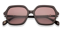 Load image into Gallery viewer, Brown Geometric Full Rim Unisex Sunglasses by John Jacobs-225422