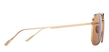 Load image into Gallery viewer, Gold Aviator Full Rim Unisex Sunglasses by John Jacobs-225728