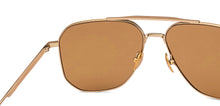 Load image into Gallery viewer, Gold Aviator Full Rim Unisex Sunglasses by John Jacobs-225728