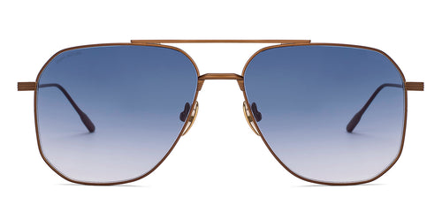 Copper Aviator Full Rim Unisex Sunglasses by John Jacobs-225729