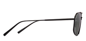 Black Aviator Full Rim Unisex Sunglasses by John Jacobs-225730