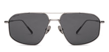 Load image into Gallery viewer, Silver Aviator Full Rim Unisex Sunglasses by John Jacobs-225731