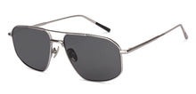 Load image into Gallery viewer, Silver Aviator Full Rim Unisex Sunglasses by John Jacobs-225731