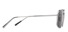 Load image into Gallery viewer, Silver Aviator Full Rim Unisex Sunglasses by John Jacobs-225731