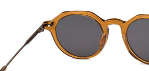 Brown Round Full Rim Unisex Sunglasses by John Jacobs-233501