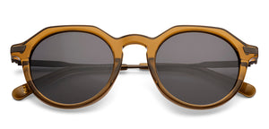 Brown Round Full Rim Unisex Sunglasses by John Jacobs-233501