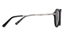 Load image into Gallery viewer, Black Round Full Rim Unisex Sunglasses by John Jacobs-233502