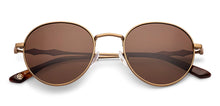 Load image into Gallery viewer, Gold Round Full Rim Unisex Sunglasses by John Jacobs-233503