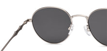 Load image into Gallery viewer, Silver Round Full Rim Unisex Sunglasses by John Jacobs-233504