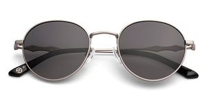 Silver Round Full Rim Unisex Sunglasses by John Jacobs-233504