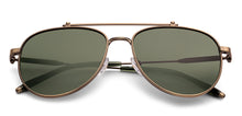 Load image into Gallery viewer, Gold Aviator Full Rim Unisex Sunglasses by John Jacobs-233505