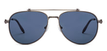 Load image into Gallery viewer, Grey Aviator Full Rim Unisex Sunglasses by John Jacobs-233506